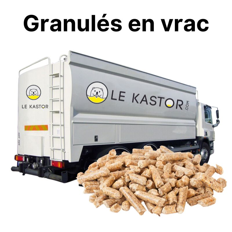 Granulés de bois en vrac | Le-kastor.com