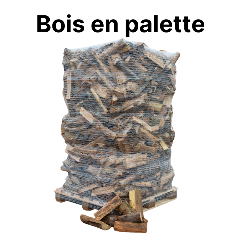 Bois de chauffage en palette | Le-kastor.com
