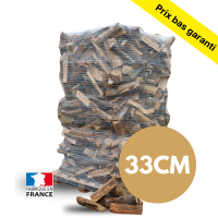 Bois de chauffage vrac sur palette - 33cm