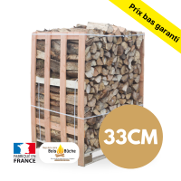 Bois de chauffage – 33 cm – rangé sur palette 1,7 m³