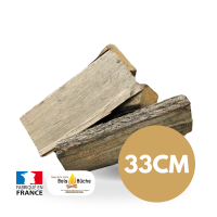 Bois de chauffage en vrac de 33 cm