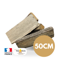 Bois de chauffage en vrac de 50 cm