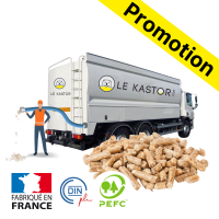 Granulés de bois en vrac livré par Le Kastor