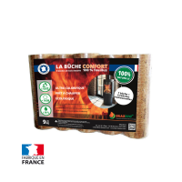Bois densifié confort Brazeco - pack 5 bûches
